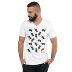 Men's Doodles T-Shirt - The Mice - Zebra High Contrast Apparel and Clothing for Parents and Kids
