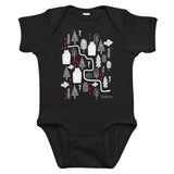 Matching Parent & Baby Set - The Trail - Black bodysuit