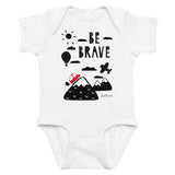 Matching Parent & Baby Set - The Brave - White bodysuit