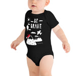 Baby Doodles Bodysuit - The Brave - Zebra High Contrast Apparel and Clothing for Parents and Kids