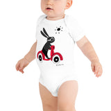 Baby Doodles Bodysuit - The Scooter Bunny