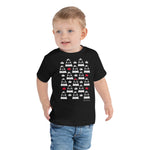 Toddler Doodles T-Shirt - The Bears - Zebra High Contrast Apparel and Clothing for Parents and Kids