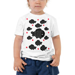 Toddler Doodles T-Shirt - The Koi - Zebra High Contrast Apparel and Clothing for Parents and Kids