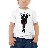 Toddler Doodles T-Shirt - The Giraffe - Zebra High Contrast Apparel and Clothing for Parents and Kids