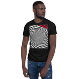 Men's Stripe T-shirt - The Secret Agent - Zebra High Contrast Apparel and Clothing for Parents and Kids