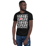 Men's Geometric T-Shirt - The Rubik - Zebra High Contrast Apparel and Clothing for Parents and Kids