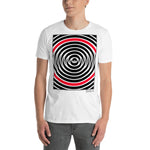 Men's Stripe T-shirt - The Skee Ball - Zebra High Contrast Apparel and Clothing for Parents and Kids