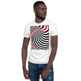 Men's Stripe T-shirt - The Column - Zebra High Contrast Apparel and Clothing for Parents and Kids