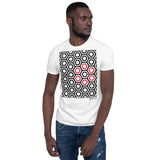 Men's Geometric T-Shirt - The Honeycomb - Zebra High Contrast Apparel and Clothing for Parents and Kids