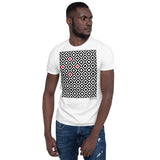 Men's Geometric T-Shirt - The Diamonds - Zebra High Contrast Apparel and Clothing for Parents and Kids