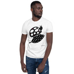 Men's Doodles T-Shirt - The Ladybug - Zebra High Contrast Apparel and Clothing for Parents and Kids