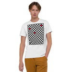 Men's Geometric T-Shirt - The Nemo - Zebra High Contrast Apparel and Clothing for Parents and Kids