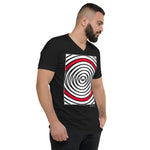 Men's Stripe T-shirt - The Skee Ball - Zebra High Contrast Apparel and Clothing for Parents and Kids