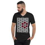 Men's Geometric T-Shirt - The Honeycomb - Zebra High Contrast Apparel and Clothing for Parents and Kids