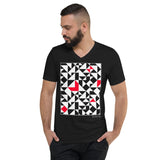 Men's Geometric T-Shirt - The Pablo - Zebra High Contrast Apparel and Clothing for Parents and Kids