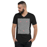 Men's Geometric T-Shirt - The Bullseye - Zebra High Contrast Apparel and Clothing for Parents and Kids