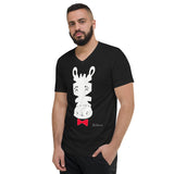 Men's Doodles T-Shirt - The Party Zebra - Zebra High Contrast Apparel and Clothing for Parents and Kids