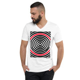 Men's Stripe T-shirt - The Skee Ball - Zebra High Contrast Apparel and Clothing for Parents and Kids