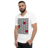 Men's Geometric T-Shirt - The Mamba - Zebra High Contrast Apparel and Clothing for Parents and Kids