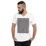 Men's Geometric T-Shirt - The Bullseye - Zebra High Contrast Apparel and Clothing for Parents and Kids