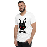 Men's Doodles T-Shirt - The Bunny - Zebra High Contrast Apparel and Clothing for Parents and Kids