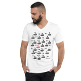 Men's Doodles T-Shirt - The Submarines - Zebra High Contrast Apparel and Clothing for Parents and Kids