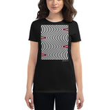 Women's Stripes T-Shirt - The Towers - Zebra High Contrast Apparel and Clothing for Parents and Kids