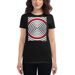 Women's Stripes T-Shirt - The Skee Ball - Zebra High Contrast Apparel and Clothing for Parents and Kids