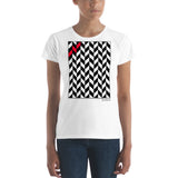 Women's Geometric T-Shirt - The Thatch - Zebra High Contrast Apparel and Clothing for Parents and Kids