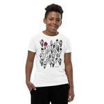 Kid's Doodles T-Shirt - The Ice Cream Parlor - Zebra High Contrast Apparel and Clothing for Parents and Kids