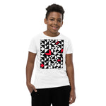 Kid's Geometric T-Shirt - The Pablo - Zebra High Contrast Apparel and Clothing for Parents and Kids